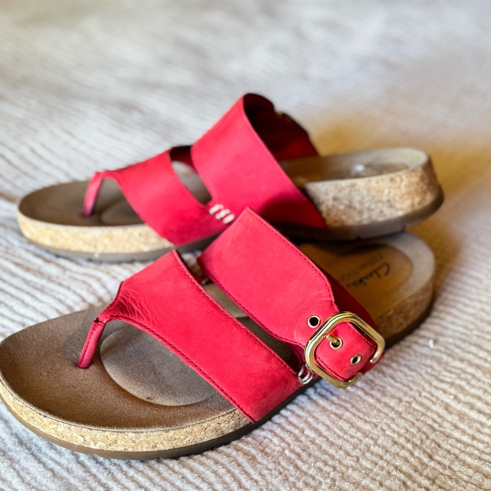 Clarks Women's Reileigh Park Flip-Flop NEW - Picture 2 of 8